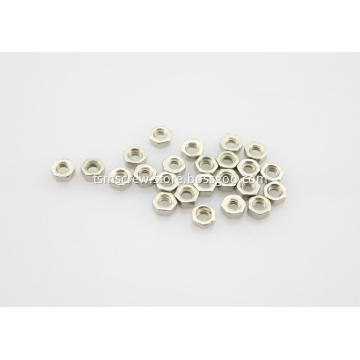 Nickel Silver Hexagon Nut For Eyeglasses Rimless